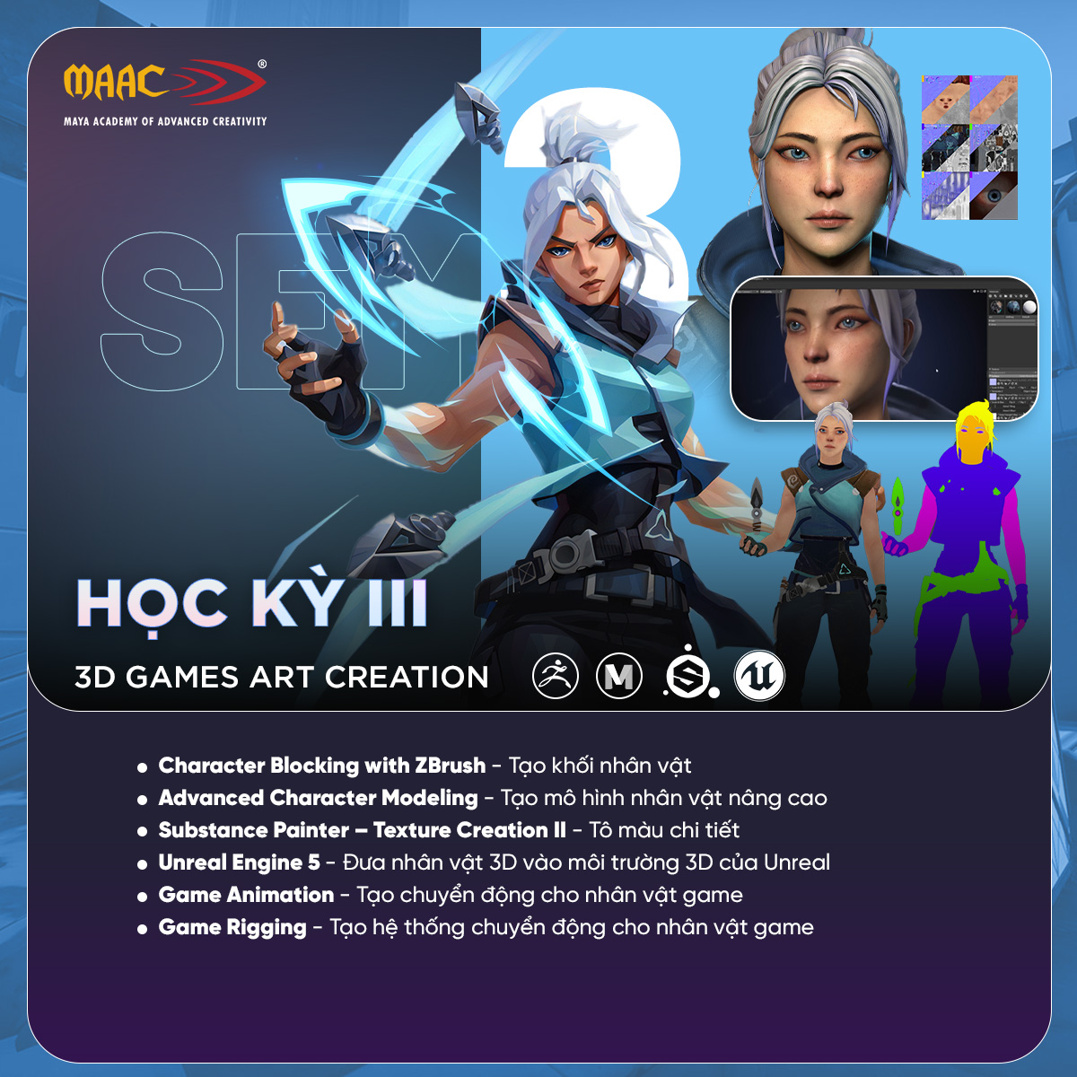 Chương trình học Game art và game design tại MAAC