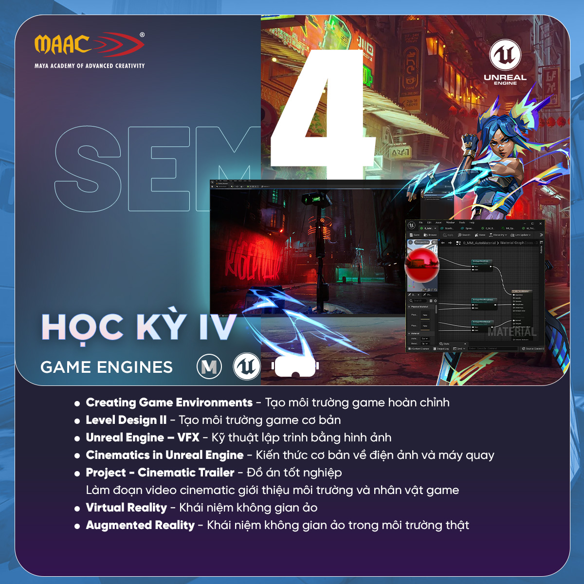 Chương trình học Game art và game design tại MAAC