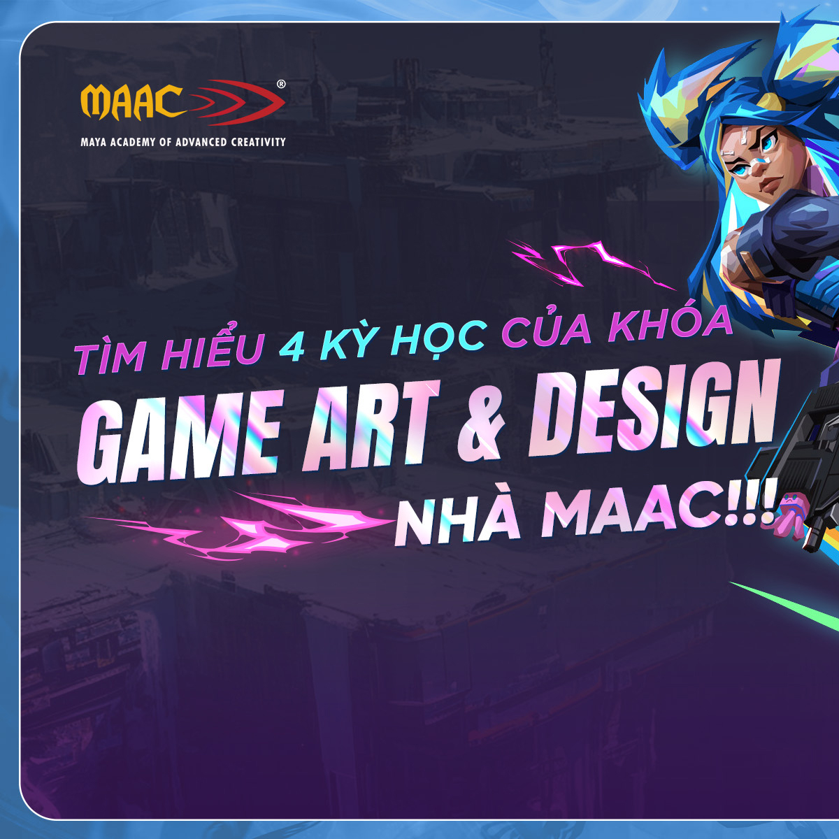 Chương trình học Game art và game design tại MAAC