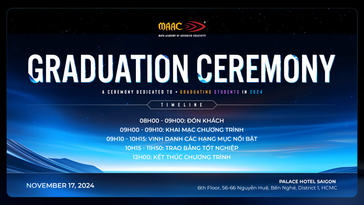 Lễ tốt nghiệp học viện MAAC 2024