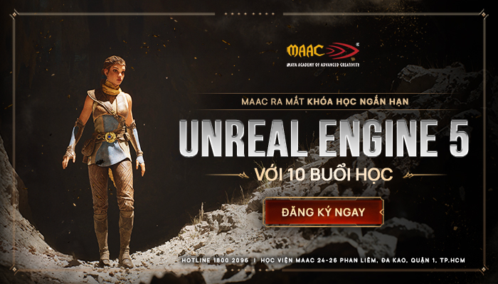 khóa học unreal engine 5 tại học viện maac