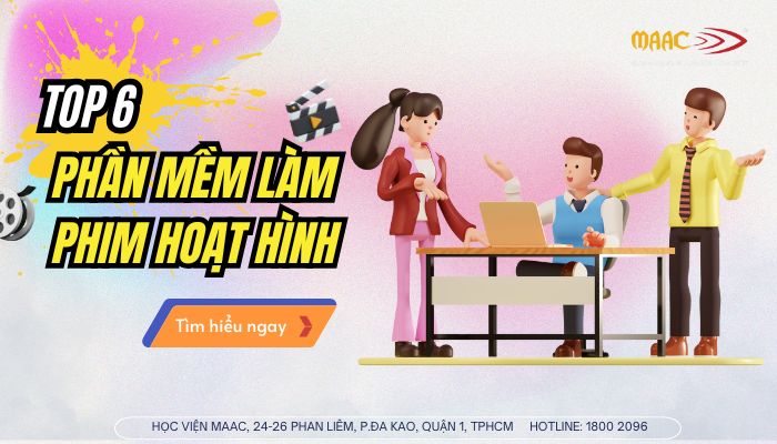 phần mềm làm phim hoạt hình phổ biến