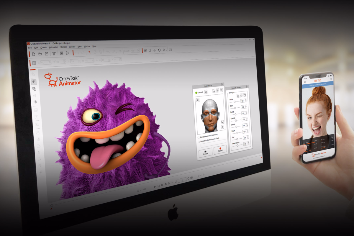 phần mềm làm phim hoạt hình CrazyTalk Animator CrazyTalk Animator là phần mềm làm phim hoạt hình được sử dụng khá nhiều