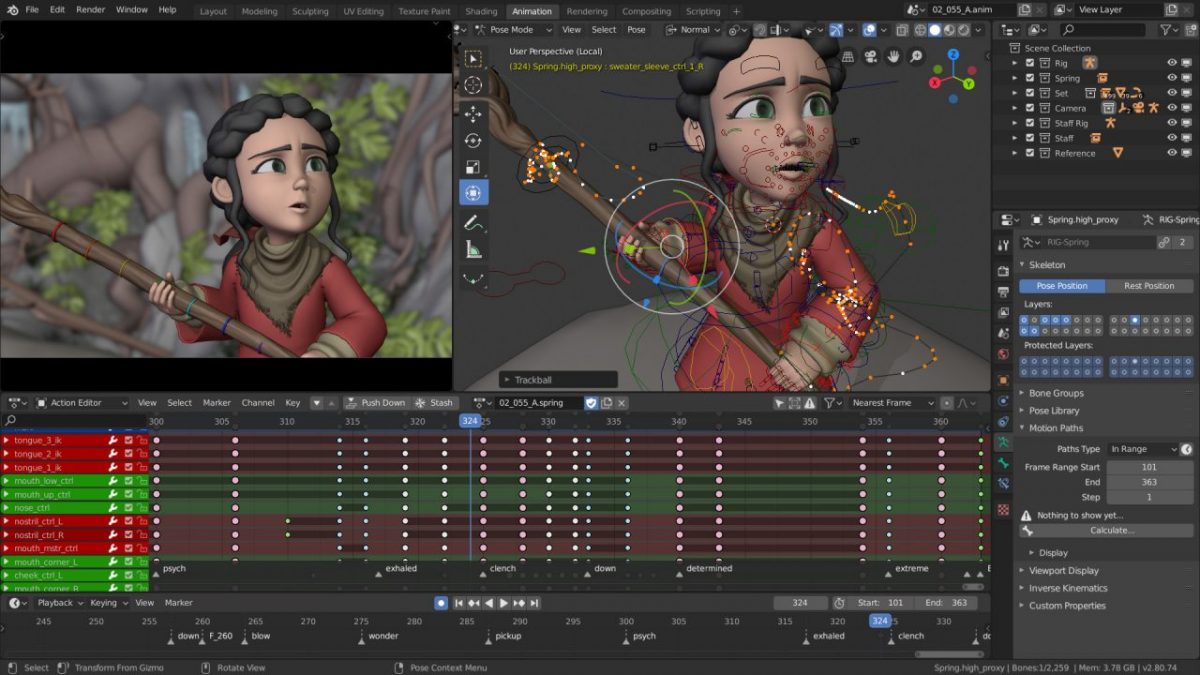 phần mềm làm game Blender