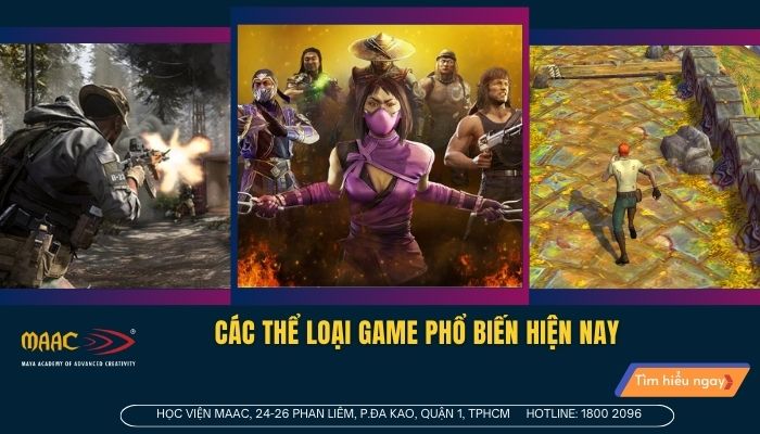 các thể loại game phổ biến